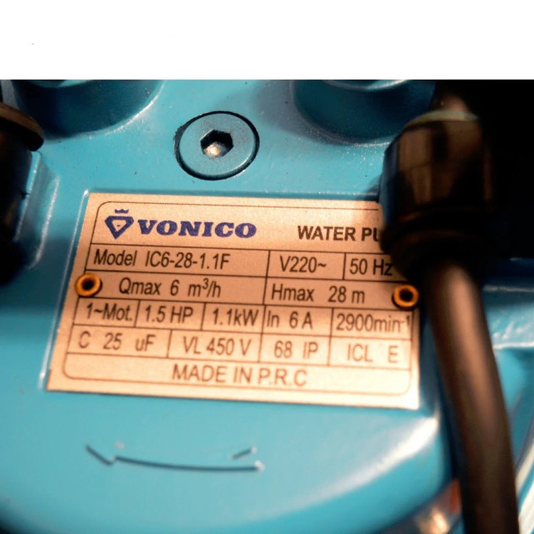 پمپ کف کش ونیکو مدل (IC6-28-1.1KW/1.5HP(F