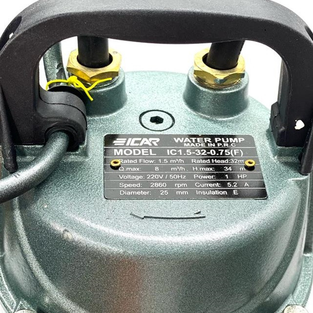 پمپ آب ایکار مدل IC1.5-32-0.75F