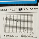 پمپ کف کش ونیکو مدل IC1.5-17-0.37F