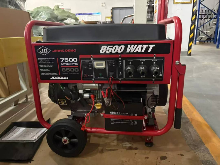 موتور برق بنزینی جیانگ دانگ مدل JD8500THEB