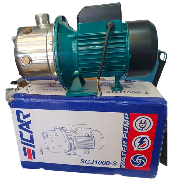 پمپ یک اسب جتی کله استیل ایکار مدل SGJ1000-S