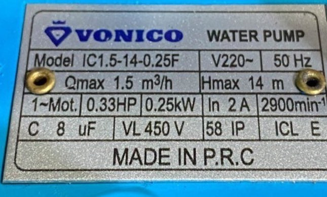 کفکش 14 متری ونیکو یک اینچ مدل IC1.5-14-0.25