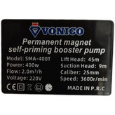 پمپ آب بیصدا هوشمند ونیکو مدل SMA-400T