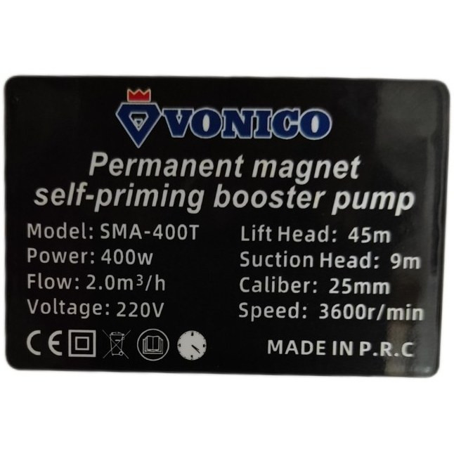 پمپ آب بیصدا هوشمند ونیکو مدل SMA-400T