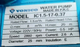 کفکش یک اینچ 17 متری ونیکو مدل IC1.5-17-0.37